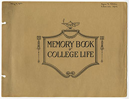 Agnes S. Ritchie '29 - Memory Book of College Life