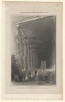 Colonnade de Congress Hall (Etats unis d'Amérique) by W. H. Bartlett